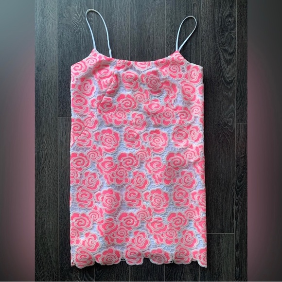 Lilly Pulitzer Beth Rose Lace Slip Dress - Picture 10 of 14